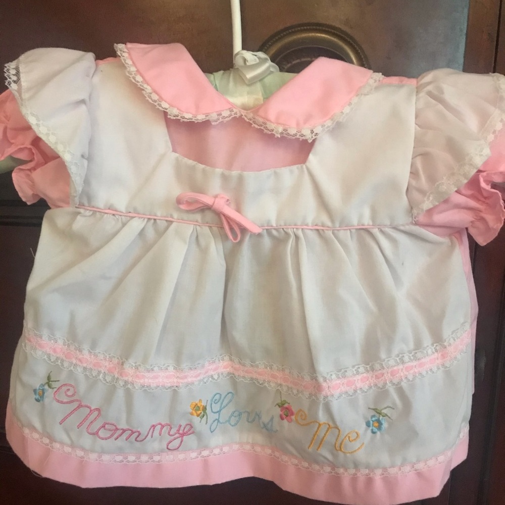 Vintage Baby Dress “Mommy Loves Me”